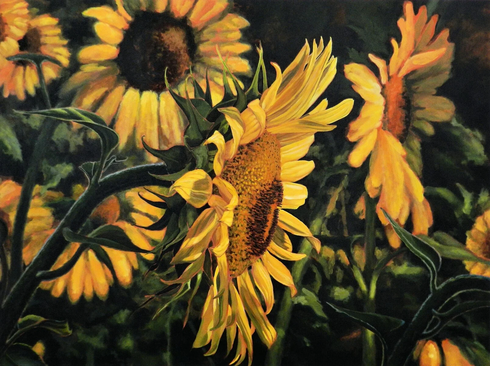 I Am Painting Huge Sunflowers #4 — MATT TOMKO ART